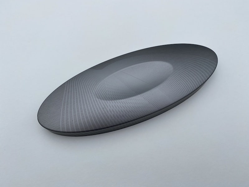 Thermoforming oval niche part