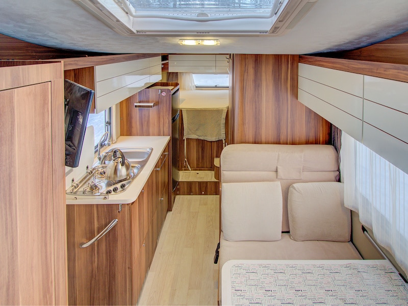 Interior parts of motorhome